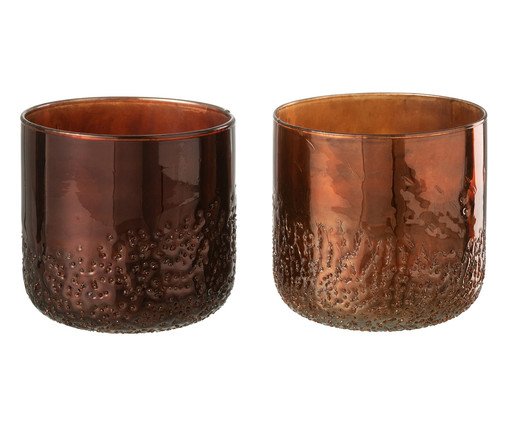 Jogo de Vaso Mirror Cobre, Cobre | WestwingNow