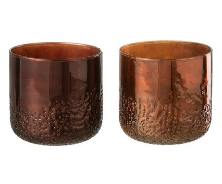 Jogo de Vaso Mirror Cobre | Westwing