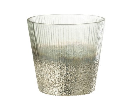 Vaso Ribbed Prata | Westwing