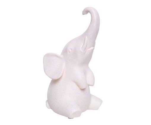 Escultura Elefante Sentado, white | WestwingNow