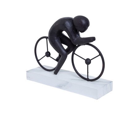 Escultura Homem na Bicicleta Atiara | Westwing
