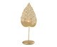 Escultura Folha com Castiçal Oricema, gold | WestwingNow