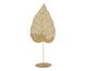 Escultura Folha com Castiçal Oricema, gold | WestwingNow