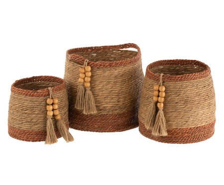 Jogo de Cestas Jatir Redondo | Westwing