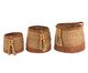 Jogo de Cestas Jatir Redondo, brown | WestwingNow
