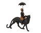 Escultura Homem e Leopardo, black | WestwingNow