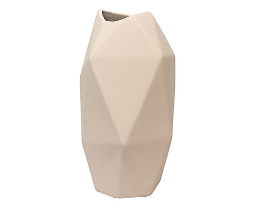 Vaso Facet Nanã Creme, beige | WestwingNow