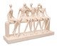Escultura Figuras Sentadas no Banco, beige | WestwingNow
