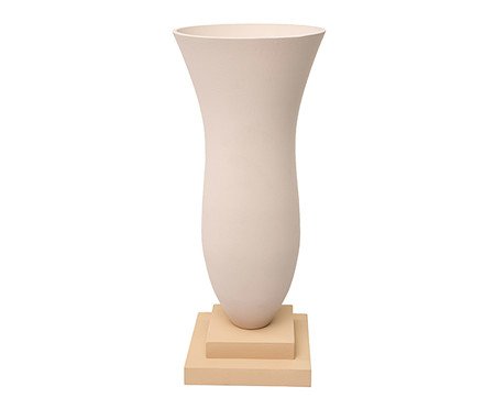 Vaso Cálice com Base Eçajira Creme | Westwing