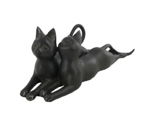 Escultura Gatos deitados, black | WestwingNow