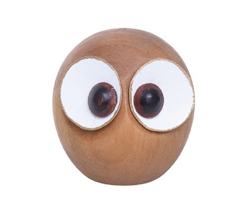 Escultura Coruja Kurumí, beige | WestwingNow