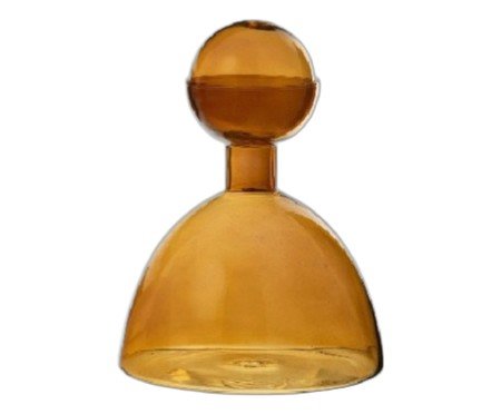 Jogo de Garrafas com Tampa Ambar