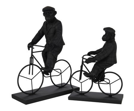 Escultura Macaco na Bicicleta | Westwing