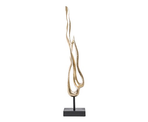 Escultura Abstrata Entrelaçado Dourado, brown | WestwingNow