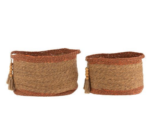 Jogo de Cestas Atibaia Oval, brown | WestwingNow