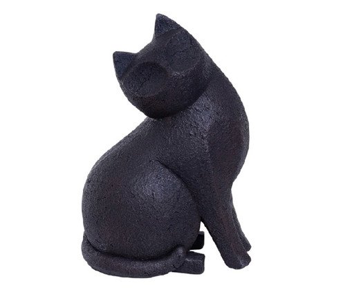 Escultura Gato Preto, black | WestwingNow