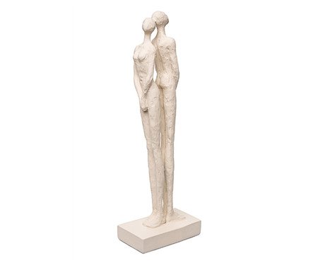 Escultura Casal Poranga Creme | Westwing