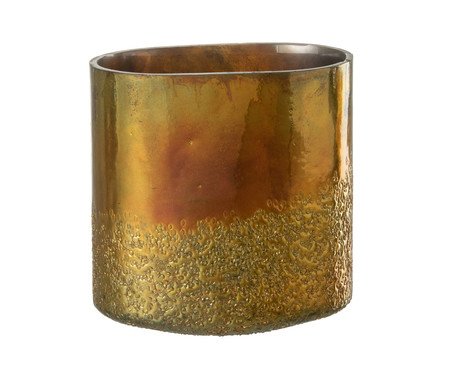 Vaso Mirror Ibiaçu Dourado | Westwing