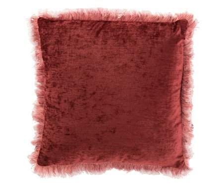 Almofada com Franja Aimara Bordô | Westwing