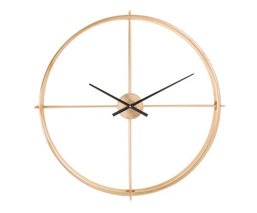 Relógio de Parede Vazado Dourado, gold | WestwingNow