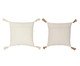 Jogo de Almofadas Tassel Bege e Branco, white | WestwingNow