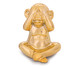 Jogo de Adornos em Cerâmica Monkey - Dourado, Dourado | WestwingNow