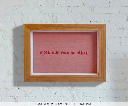 Quadro Decorativo Bordado Olhar | Westwing