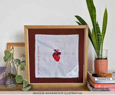 Quadro Decorativo Bordado Cura | Westwing