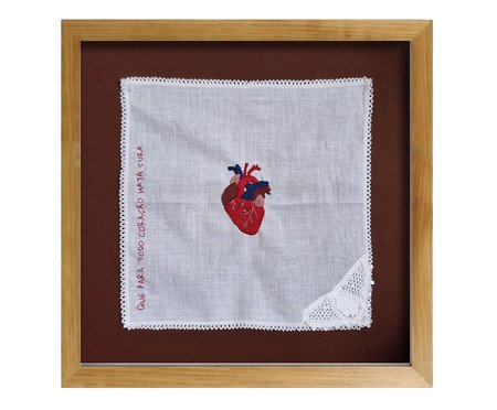 Quadro Decorativo Bordado Cura | Westwing