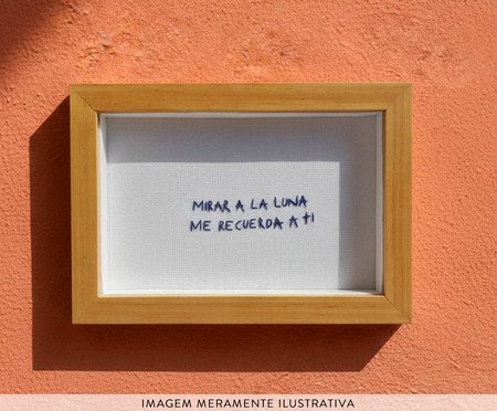 Quadro Decorativo Bordado Luna | Westwing