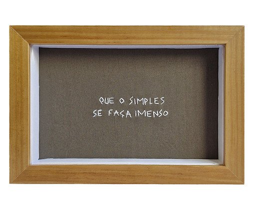 Quadro Decorativo Bordado Imenso, green | WestwingNow