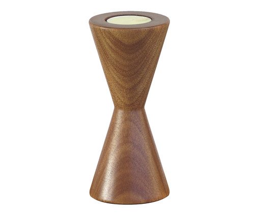 Porta-Velas Cronos com Vela Rechaud, brown | WestwingNow