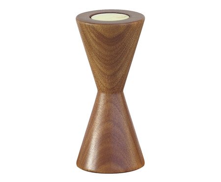 Porta-Velas Cronos com Vela Rechaud | Westwing