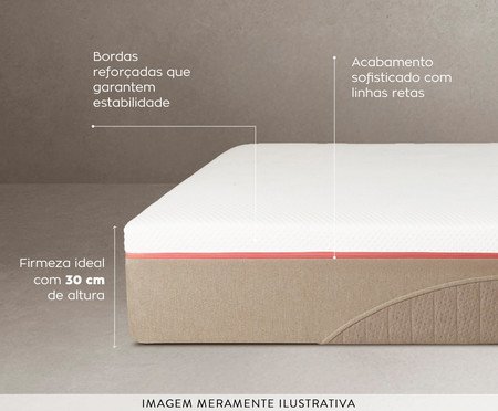 Colchão Zissou Coral Macio G3 | Westwing