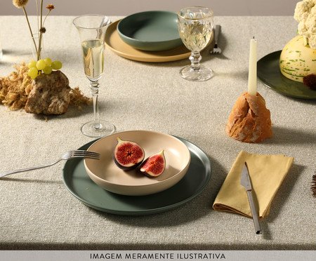 Jogo de Pratos de Sobremesa Noma Off White | Westwing