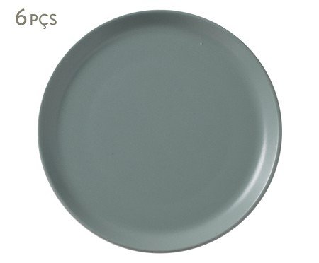 Jogo de Pratos de Sobremesa Noma Verde Jade | Westwing