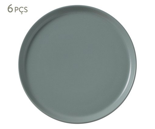 Jogo de Pratos Rasos Noma Verde Jade, green | WestwingNow