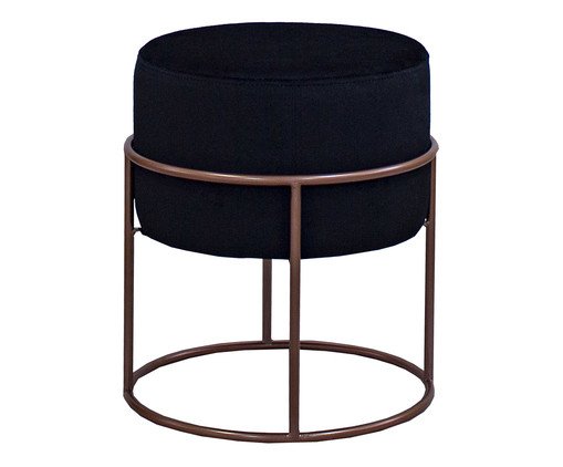 Pufe Nina Cobre, black | WestwingNow