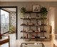 Estante Leger Castanho, wood pattern | WestwingNow