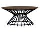 Mesa Centro Pompidou Preto, wood pattern | WestwingNow