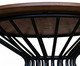 Mesa Centro Pompidou Preto, wood pattern | WestwingNow