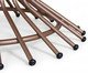 Mesa Centro Pompidou Champagne, wood pattern | WestwingNow