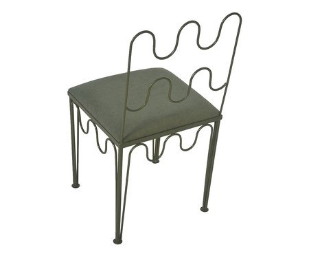 Cadeira Pop Indoor Ondas - Verde Musgo | Westwing