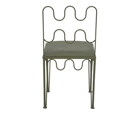 Cadeira Pop Indoor Ondas - Verde Musgo | Westwing