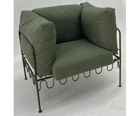Poltrona Pop Indoor Ondas - Verde Musgo | Westwing