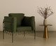 Poltrona Pop Indoor Ondas - Verde Musgo, green | WestwingNow