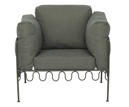 Poltrona Pop Indoor Ondas - Verde Musgo | Westwing