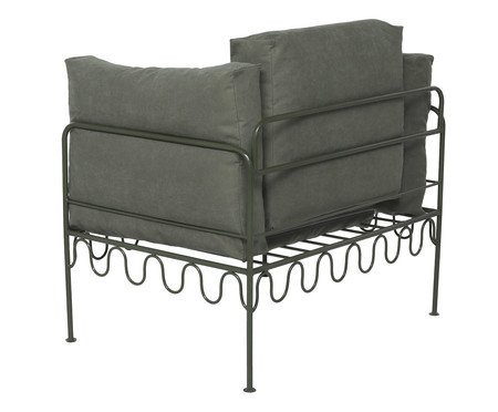 Poltrona Pop Indoor Ondas - Verde Musgo | Westwing