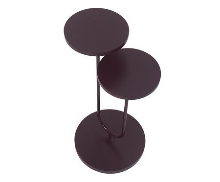 Mesa Lateral Bliss Bordô | Westwing