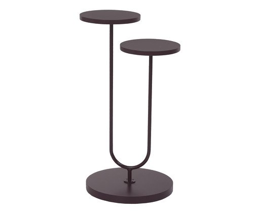 Mesa Lateral Bliss Bordô, purple | WestwingNow